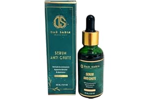 DAR SABIA MEILLEUR SERUM BIO ANTI CHUTE CHEVEUX & POUSSE ACTIVATEUR INTENSE DE CROISSANCE 100%ROMARIN BIO; prévient et stoppe la chute des cheveux.Favorise La Croissance & Diminue La Perte Cheveux VEGAN 30 ML