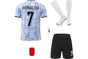 Mikalay Neu Ronaldo #7 Auswärts Fußball Trikot/Shorts/Socken für Kinder Jugendgrößen