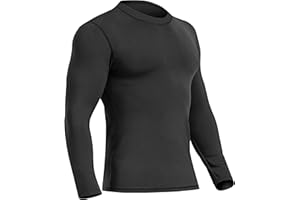 UNIQUEBELLA sous-vêtements Thermiques Seulement Hauts pour Hommes Doublées Molleton