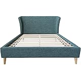 Amazon.de: Homestyle4u 1932, Polsterbett 140 x 200 cm, Bettgestell Mit