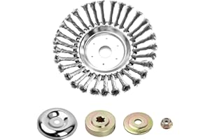 ACTIUSIS Brosse à Mauvaises Herbes, Brosse à Mauvaises Herbes pour débroussailleuses, adaptée aux désherbants et débroussailleuses, 6 Pouces