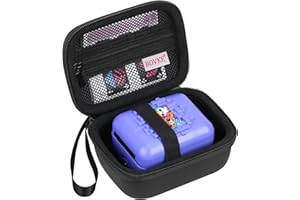 BOVKE Custodia per Bitzee Interactive Toy Digital Pet and Case, Hard Travel Storage Holder Adatto Bitzee Animali Elettronici Virtuali Giocattoli per Bambini, Spazio extra per Manuale, Batterie, Nero
