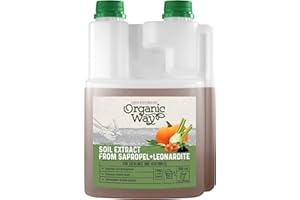 Organic Way | EXTRACTO DE BROTES Y VERDURAS DE SAPROPELLO | Para un crecimiento vegetal fuerte y saludable | Plantas de jardín | Horticultura | Envase de 0,5 litros