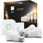 Philips HueWA 8-75W Beyaz Ambiyans Akıllı Led Ampul Başlangı&ccedil; Seti 3'l&uuml;, Akıllı Butonlu, E27, Bluetooth &Ouml;zellikli