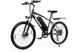 VARUN Bici Elettrica, 24‘’/26‘’/27.5‘’Mountain Bike Elettrica con Motore da 250W Batteria Staccabile da 48V 13Ah (624Wh) Autonomia Massima 100km Cambio a 21 Velocità