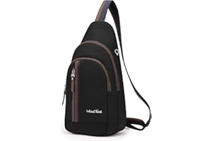 Wind Took Mochila pequeña Bolsa Bandolera Bolso Pecho Hombre y Mujer Bolso Hombro Bolso desportiva Mochila de Ocio multipropósito 19 x 9.5 x 35cm