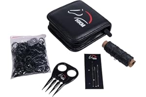 HKM Set per intrecciare la criniera-10001 Nero Taglia unica