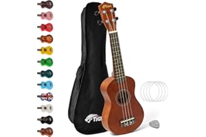 Tiger UKE12-NT - Ukelele Soprano para Principiante s con Estuche