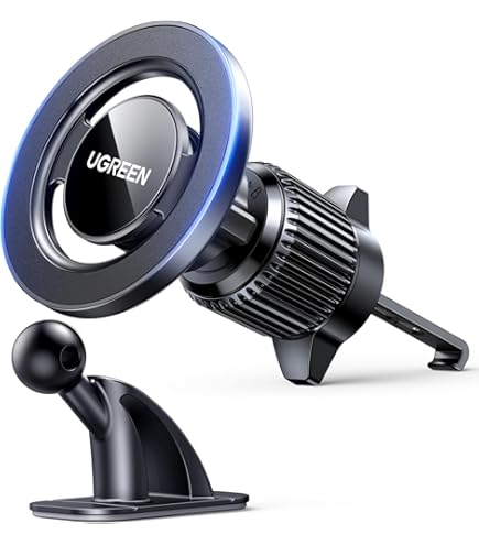 LISEN Ultra Magnetic Car Phone Holder, for MagSafe Car Mount, [All Metal] Mag Safe