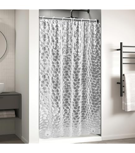 Gedy 120 X 200, Blanc, G-Jungle, Fabriqué En Tissu Peva Finition Design R S Rideau De Douche Avec 12 Anneaux 2 Ans De Garantie  A949de70 4636 59a6 8611 D5f6ba97e57f