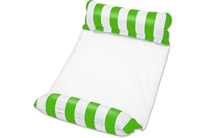 UMUACCAN Inflatable Pool Hammock, Inflatable Floating Hammock Chair, 4 IN 1Multi-Purpose Swimming Pool Floats Lounger/Water Floating Chair Bed for Adults Kids