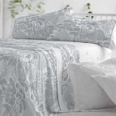 Burrito Blanco | Bedding Set Cotton/Polyester Bed 150-160 Night Blue | 4 Pieces: Fitted Sheet, Top and 2 Pillowcases | 50% Co
