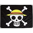 Great Eastern Entertainment GE Animation GE-6468 One Piece Luffy's Straw Hat Pirate Flag Multi-colored, 31"
