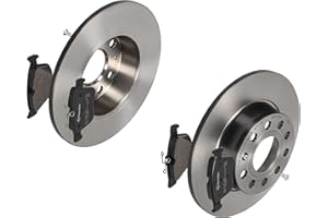 BREMBO BREMSSCHEIBEN Ø272mm + BREMSBELÄGE HINTEN FÜR VW GOLF 7 GOLF SPORTSVAN