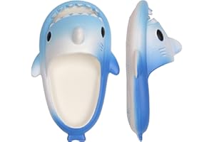 IASKDIN Klapki kąpielowe dla chłopców i dziewczynek Shark Sildes Slippers damskie męskie buty kąpielowe, zabawne letnie kapcie plażowe, antypoślizgowe sandały kąpielowe dla dzieci