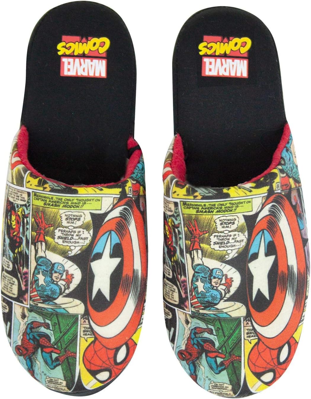 Marvel Avengers Comic Men's Slippers