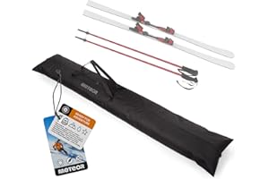 meteor Sac de Ski Croma 180 cm – Housse de Ski imperméable Pliable en Polyester 600D avec poignées ergonomiques