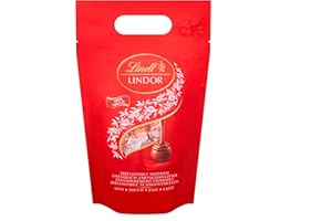 ‎LINDT Lindor Vollmilch, 1 kg Beutel, ca. 80 Lindt Schokoladen Kugeln (1er Pack)