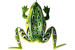 Pelican Mate Topwater Frog Lures Double Propellers Soft Silicone Bass Bait Realistic Frog Lures Kit Set Trout Pike Freshwater Saltwater