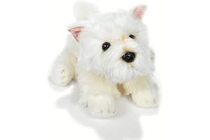 Plush & Company 15886 Angie-Dog Westie 30 cm de Long, Multicolore