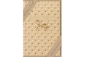 BSB Kartka Danke Nature Card Handmade - serce 11,6 x 16,6 cm