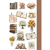 Minnymy Vintage Collection Sticker, Ajanda ve G&uuml;nl&uuml;k i&ccedil;in Dekoratif &Ccedil;ıkartma, 10x20 cm, Planlayıcı ve Bullet Journal Uyumlu, 