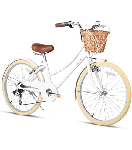 Bicicletta Comfort Donna MILORD 28 Pollici – Rosa Olandese 7 Velocità – Con Cestino E Portapacchi – City Bike Vintage - 4