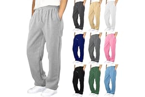 AMHOMELY Boys Sweatpants Jogger Pants Lightweight Lounge for Boys Lined Sweatpants with Pockets Fleece Athletic Workout Kids Clothes Joggers with Zipper Pocket and Drawstring