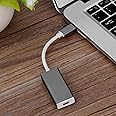 USB C to Mini Displayport Adapter(4K@60Hz), USB3.1 Type C to Mini DP Converter Compatible with USB-C laptops to a Mini DP enabled LED Cinema Display, Monitor, Projector etc(Gray)