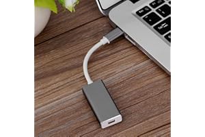 YMY Adattatore da USB C a Mini Displayport (4K a 60Hz), Convertitore da USB 3.1 tipo C a Mini DP Compatibile con Apple Cinema Display,Monitor (grigio)
