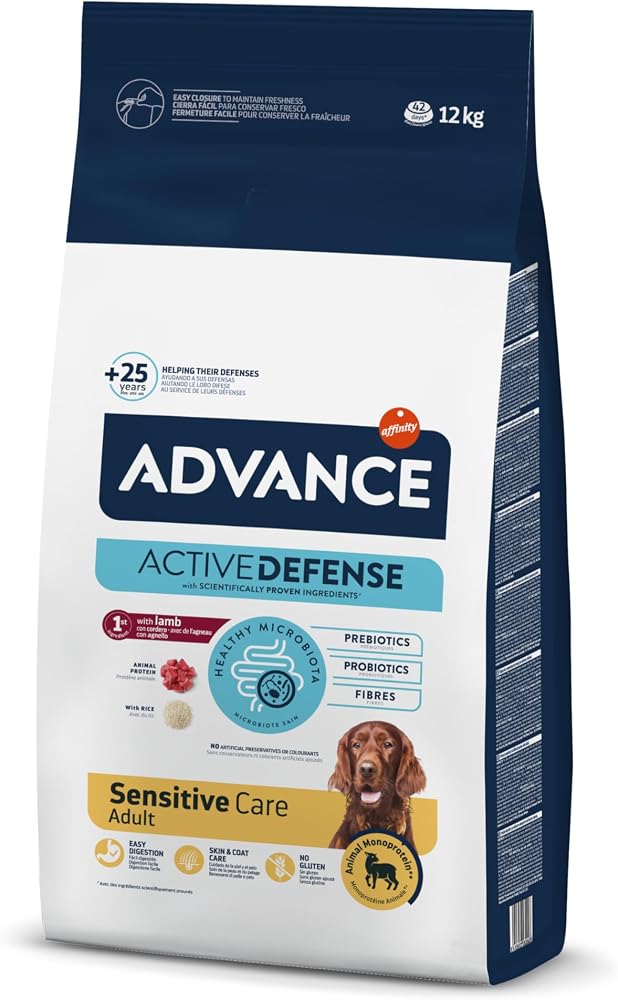 Advance Yetişkin Kuzulu Pirinçli Köpek Maması, 12 Kg