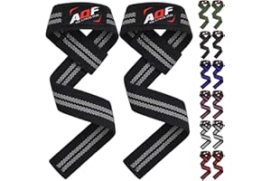 ‎AQF AQF Nicht Gepolstert Zughilfen Krafttraining, Bodybuilding Gewichte Training Lifting Straps, Handgelenkstütze Klimmzugband Für Fitness, Lifting Straps Für Powerlifting & Kreuzheben