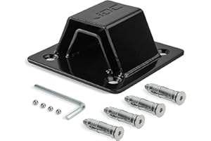 JDC Anclaje Al Suelo De Acero Endurecido De Alta Resistencia para Motocicleta - Sphere Pro - Negro