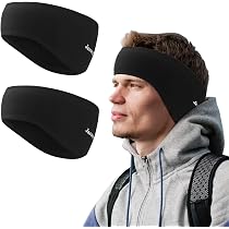 3 Bandeaux Cache-oreilles Pour Sport D'hiver - Coupe-vent, Confortables Pour Running, Yoga, Ski