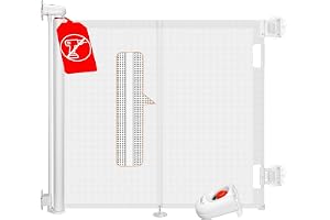 Ycozy Trappskydd 0–150 cm utdragbart dörrskydd med borrfria installationstillbehör, barnskyddsgaller enhandsöppning galler fö