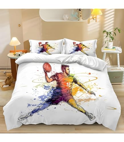 Housse Couette Microfibre Ado Parure Lit Gamer Wintdeer 140x200 - Housse Couette Microfibre Imprimé Manette Housse Couette Jeu Vidéo Ado