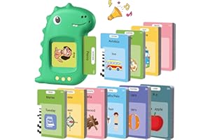 VISATOR Tarjetas Flash Parlantes Tarjeta Flash Parlante Juguetes Educativos Niños para 3+ Años 255 Tarjetas 510 Palabras Flash Parlantes Juguetes de Aprendizaje Talking Flash Card (España Verde 510)