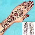 VOORKOMS Full Hand Mehndi Flower Temporary Waterproof Body Tattoo For Women