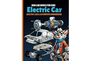 How Car Works for kids: Electric Car and Automotive Engineering Book for Kids that explain how car engines and electric motors work
