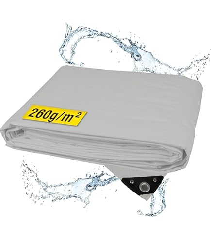 Telo Impermeabile VOUNOT 2x3m - Rinforzato PE 180g/m² Per Esterno - Foto 8