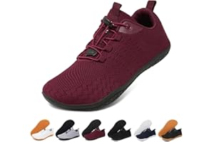 Geweo Chaussures de Sport Minimalistes Homme Femme avec Pieds Larges Barefoot Shoes Confort Légère Chaussures de Marche Trail Running Chaussures de Multisports Outdoor Intérieur Unisex 37-47EU