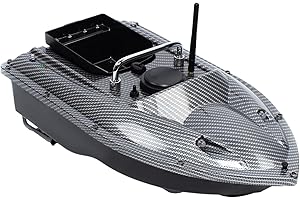 CLEADONG Ferngesteuertes Boot, Smart RC Wireless Köder Boot, 500M Fischerköderboot mit Fernsteuerung Angelköderboot 1.5KG Beladung Futterboot