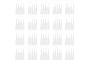 Mardatt 100Pcs Craft Mini Tassels Kit, 13cm/5Inch White Soft Craft Silky Tassels with Cord Loop Bookmark Tassels Bulk for Craft Making Floss Bookmark Souvenir Key Chain Craft DIY Projects