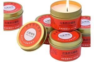 YLNAILKY Velas De Supervivencia - 5 Pieza Vela Para Prevención Desastres De Emergencia, Larga Duración, Inodora De 30 Horas, Supervivencia Y Actividades Al Aire Libre