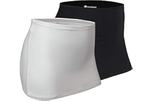 mama band - Calentador de riñón doble para mantener el área de los riñones y la cadera caliente | Extensión de camiseta.