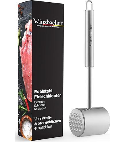Katmerio Fleischklopfer Doppelseitig - Antihaft Für Steak & Schnitzel
