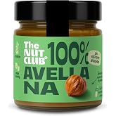 The Nut Club Hazelnut Cream 100% Toasted 180g, Vegan, No Added Sugars, Gluten Free and Peanut Free, Creamy Texture Ideal for