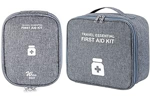 CRICIA Pierwsza pomoca podróżna, pusta torba na pomoc medyczną, przenośna torba na leki, wodoodporny plecak do przechowywania leków