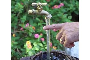 OWSEN Fontaine à bec verseur invisible - Robinet flottant - Fontaine magique invisible - Fontaine de table d'extérieur magique pour bricolage, jardin, cour, décoration artistique (robinet magique USB)