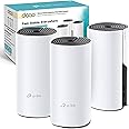 TP-Link Deco P9 Whole Home Powerline Mesh Wi-Fi System, Up to 6000 Sq ft Coverage, Dual-Band AC1200+HomePlug AV1000, Gigabit Ports, Compatible with Amazon Echo/Alexa, limited walls impact, Pack of 3